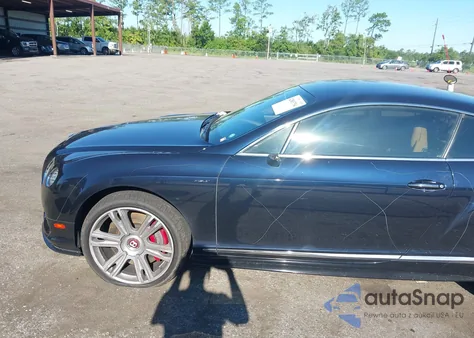 2015 Bentley Continental V8 S z USA, uszkodzony, nr VIN SCBFH7ZA0FC049703